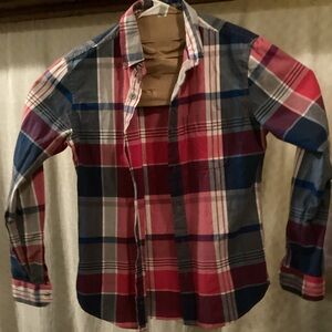 Aeropostale Men’s Small classic plaid button down Shirt